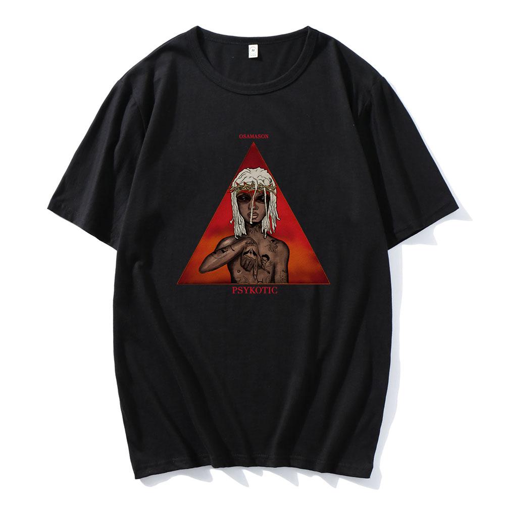 OsamaSon Psykotic Tshirts Album Graphic Printing Tees Short Sleeve Cotton Men/Women T-shirt Unisex Streetwear Fashion Shirt