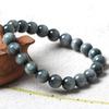 Men's Bracelet, Round Single-loop Beaded Bracelet, Women's Accessory, New Model, Simple Stone Beads, for Men