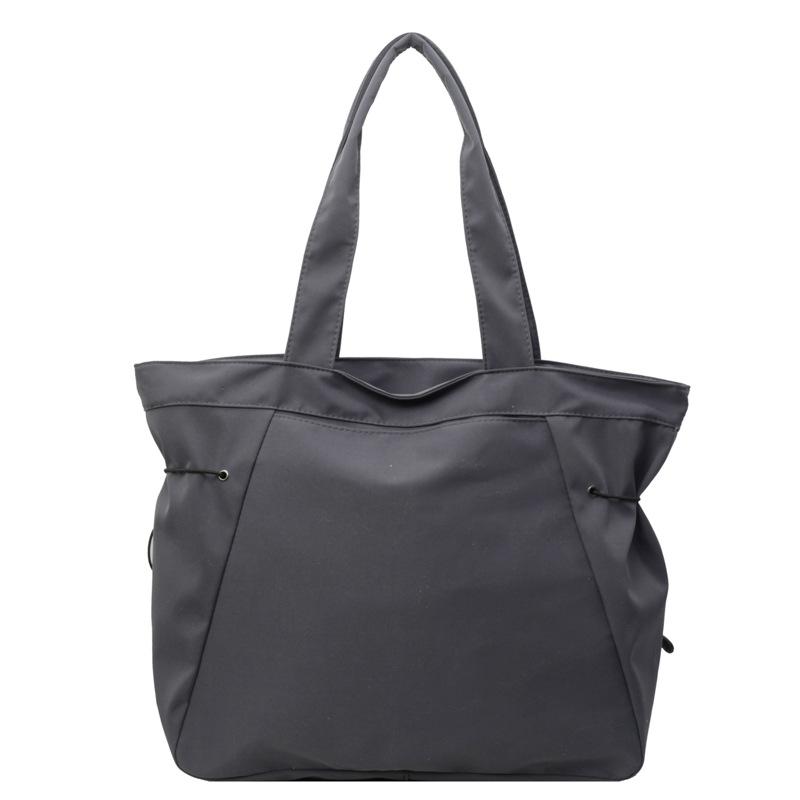 Large-capacity tote canvas bag, high-value commuting to work and going out, literary and artistic student clothing book, shoulder cloth bag bag.