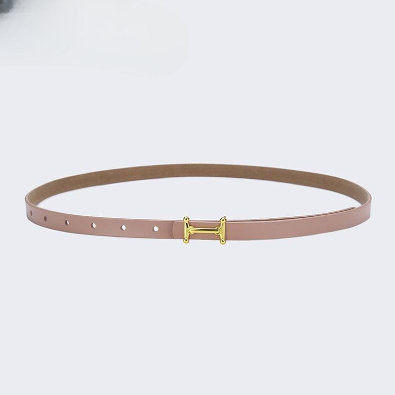 Belt, Jeans Leather, Versatile Jeans Belt, Thin, Fashionable and Simple Decoration Skirt, Korean Ins Style Belt Trendy