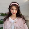 Colorful Plaid Small Hairband for Women, All-match Hairpin for Summer, High-end Hair Bun