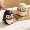 Toothpick Holder with Penguins Designs PP Construction Easy To Cleaning Toothpick Dispenser for Various Setting