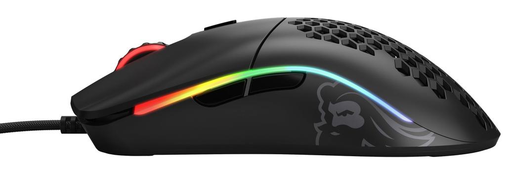 Glorious Model O Wired Gaming Lightweight RGB with 6 Programmable Honeycomb USB Gaming Mouse Mouse, Buttons, Design, (58g)