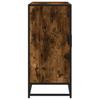 Vidaxl Cabinet, Smoked Oak, 92X35X76 Cm, Wood-Based Material