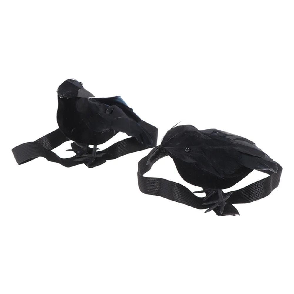 Cosplay Kostüm Requisiten Halloween Simulation Krähe Plüsch Krähe Spielzeug Feiertagsparty Dekoration