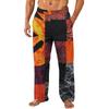 Men's Halloween Printed Casual Pants with Pockets