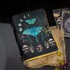 Luna Moth Leather Book of Shadows | Chakra Spell Journal | Leather Witchcraft Grimoire | Witchy Gift | Handmade notebook
