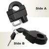 Motorcycle Helmet Lock,Anti-Theft Safety Lock,Tamper-Proof Waterproof Lock,Suitable for Motorcycle Bicycle Scooter Safety Helmet