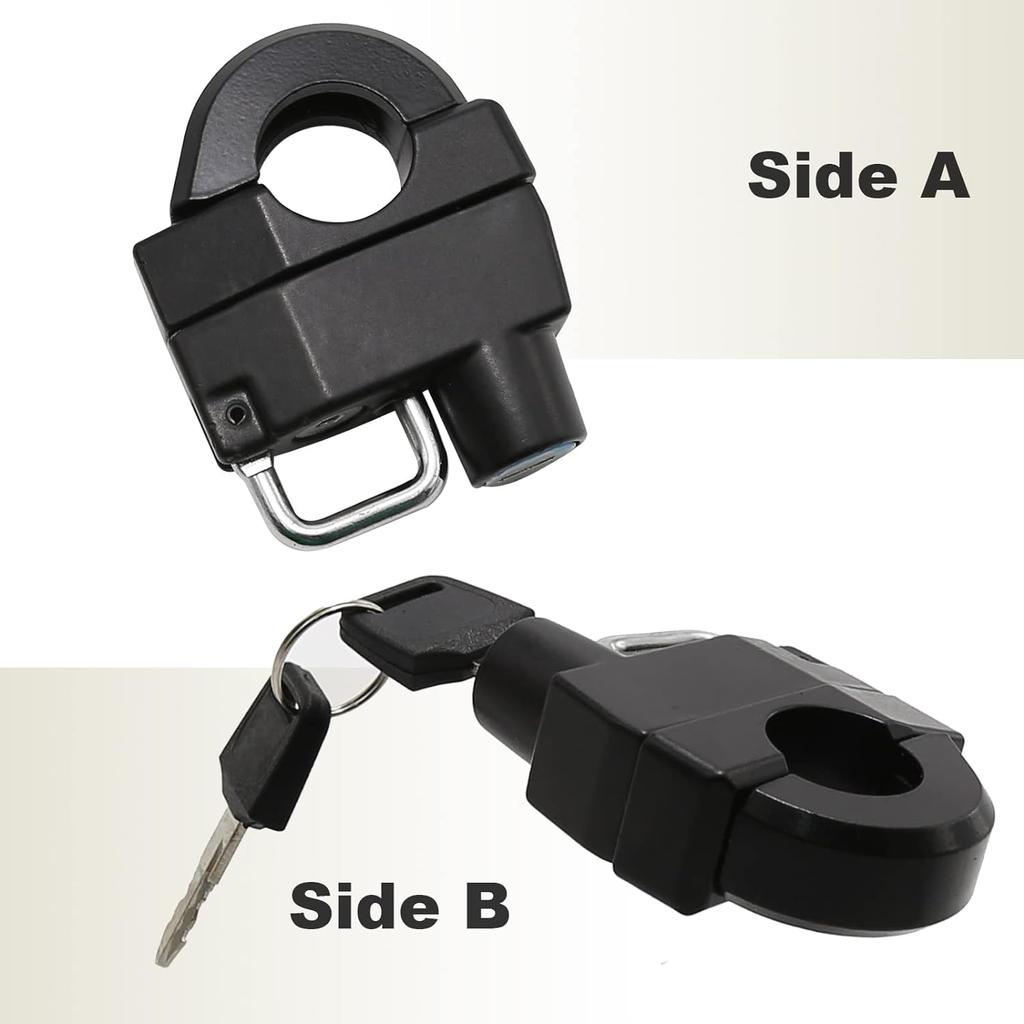 Motorcycle Helmet Lock,Anti-Theft Safety Lock,Tamper-Proof Waterproof Lock,Suitable for Motorcycle Bicycle Scooter Safety Helmet