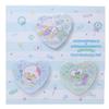 Pekkle the Duck & Kerokerokeroppi X DollyMix Petit Pekkle the Duck & Kerokerokeroppi X DollyMix Petit Heart Tin Badge Set of 3