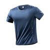 T-shirt Casual da Uomo Estiva Larga a Maniche Corte Traspirante