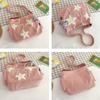 Women's Large Capacity Shoulder Bag Corduroy Five Pointed Star Crossbody Bag Versatile And Cute Student Mailman Bag Outward Commuting Tote Bag