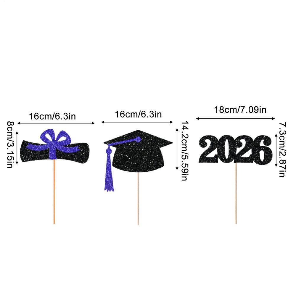 Graduation Season Decor 2026 Graduation Cake Topper for Graduation Cake Topper Party DIY Cake Dessert Decoration Supplies
