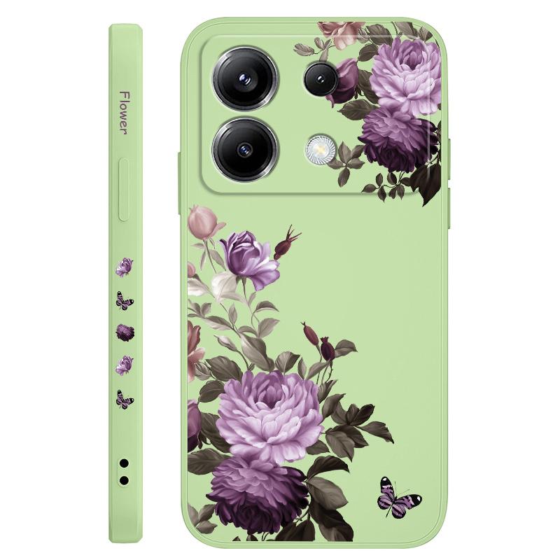 Peony Blossoms Phone Case For Xiaomi Poco X7 X6 F6 M6 M5 M5S F5 X5 F4 X4 M4 F3 M3 X3 Pro 4G 5G GT Silicone Cover