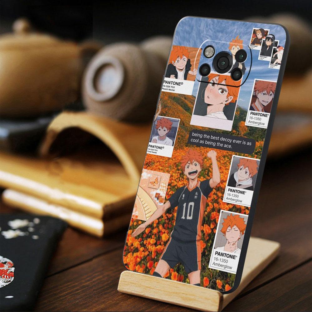 Trend For Xiaomi POCO F3 MI 11 Lite M3 F4 GT 9T X3 NFC X4 10T 11T M4 Pro 5G Haikyuu Volleyball Anime Celular Funda