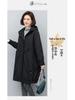 Women's 2024 Winter Fleece-Lined Hooded Parka: Loose Mid-Length Thickened Workwear Cotton Coat