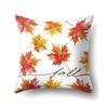 Thanksgiving Pillowcase Blessing Maple Leaf Pumpkin Sofa Cushion Cover Office Home Living Room Pillowcase