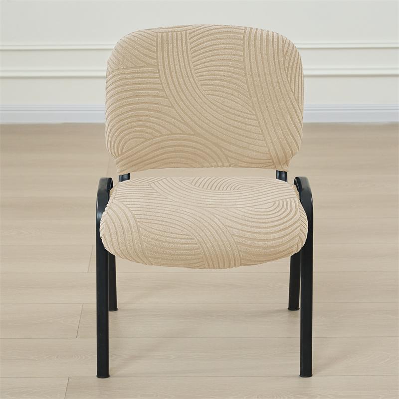 1/2 Sets Stretch Split Stuhlbezug Jacquard Schmutzabweisend Stühle Rücksitzbezug für Esszimmer Bankett Party Heimdekoration