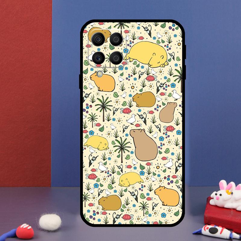 Capybara Lovely Animal For Samsung Galaxy M33 M13 M23 M53 M15 M55 M31 M51 M14 M34 M54 M20 M30s M32 M52 Phone Case