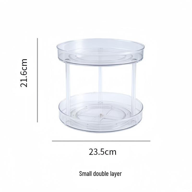 Multi-Functional Non-Slip Rotating Storage Rack for Kitchen & Cosmetics