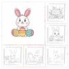 1pc,Easter Colouring Book - Teen Colouring Book - 30 Sheets, 8.3x 8.3 inches, Adult Stress Relief, Birthday, Easter Gift