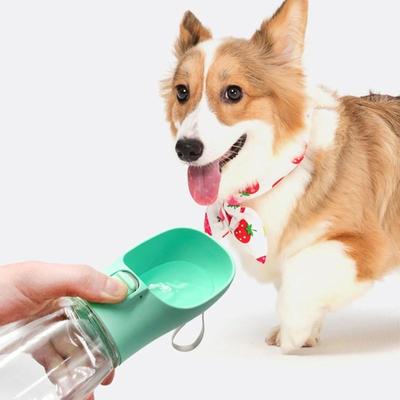 Botella de Agua Portátil para Perro para Mascota Pequeña Mediana a Prueba de Fugas Botella de Agua para Gatos Duradera Cuenco para Caminar al Aire Libre Productos para Mascotas 300 ml