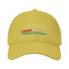 Surf California Beach Wave Graphic Baseball Cap Unisex Casual Cotton Adjustable Visor