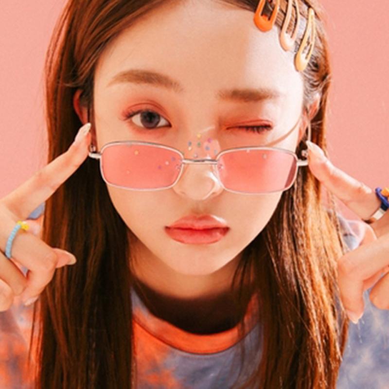 Fashion Trend Retro Sunglasses Square Ladies Small Square Shade Glasses Personality Women Korean Street Shot Sunglasses