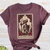 Tarot Card Coffee Shirt, Coffee Tshirt, Unisex Coffee Shirt, Teacher Coffee Shirt, Coffee Lover Gift, Skeleton Coffee Tee, Gift For Barista