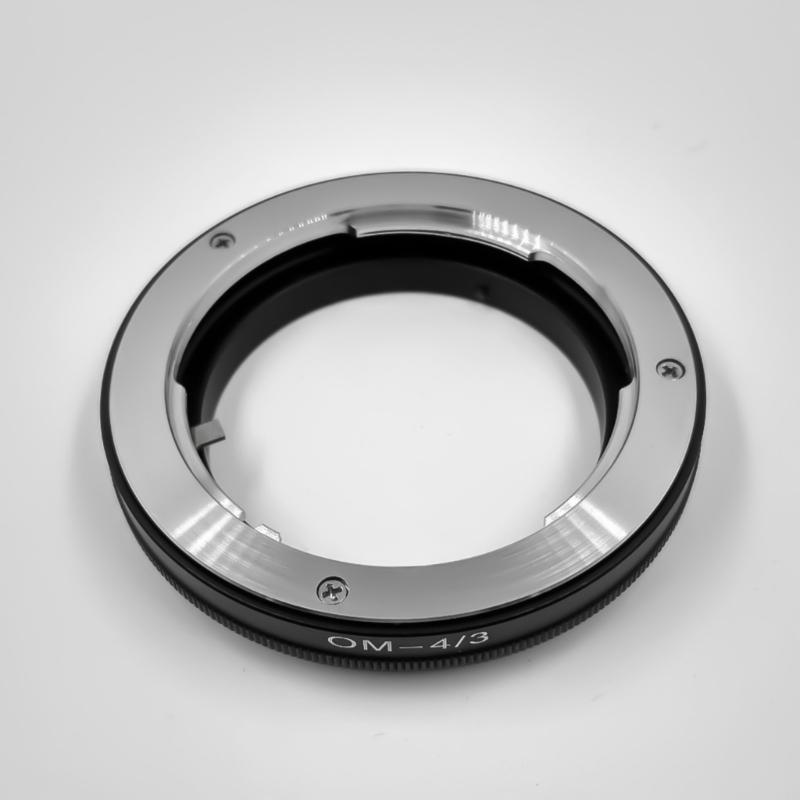 Aluminum Alloy OM to 4/3 Adapter Rings for OM Mount Lens and DSLR Cameras Support Manual Focusing