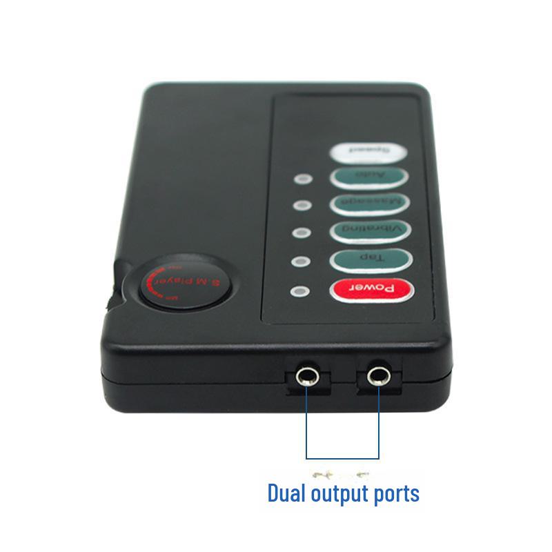 Verze pro Anglii Masážní přístroj pro elektrošokovou terapii s dvojitým výstupem - Základní dospělá sexuální hračka