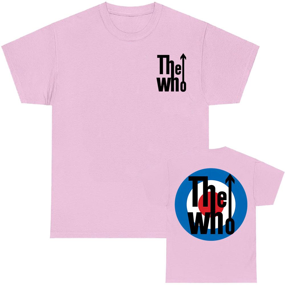 Rockband The Who T-Shirt Kurzarm Sommer Locker T-Shirts Grunge Mode Hip Hop Streetwear Unisex Baumwolle Herren T-Shirt Rundhals