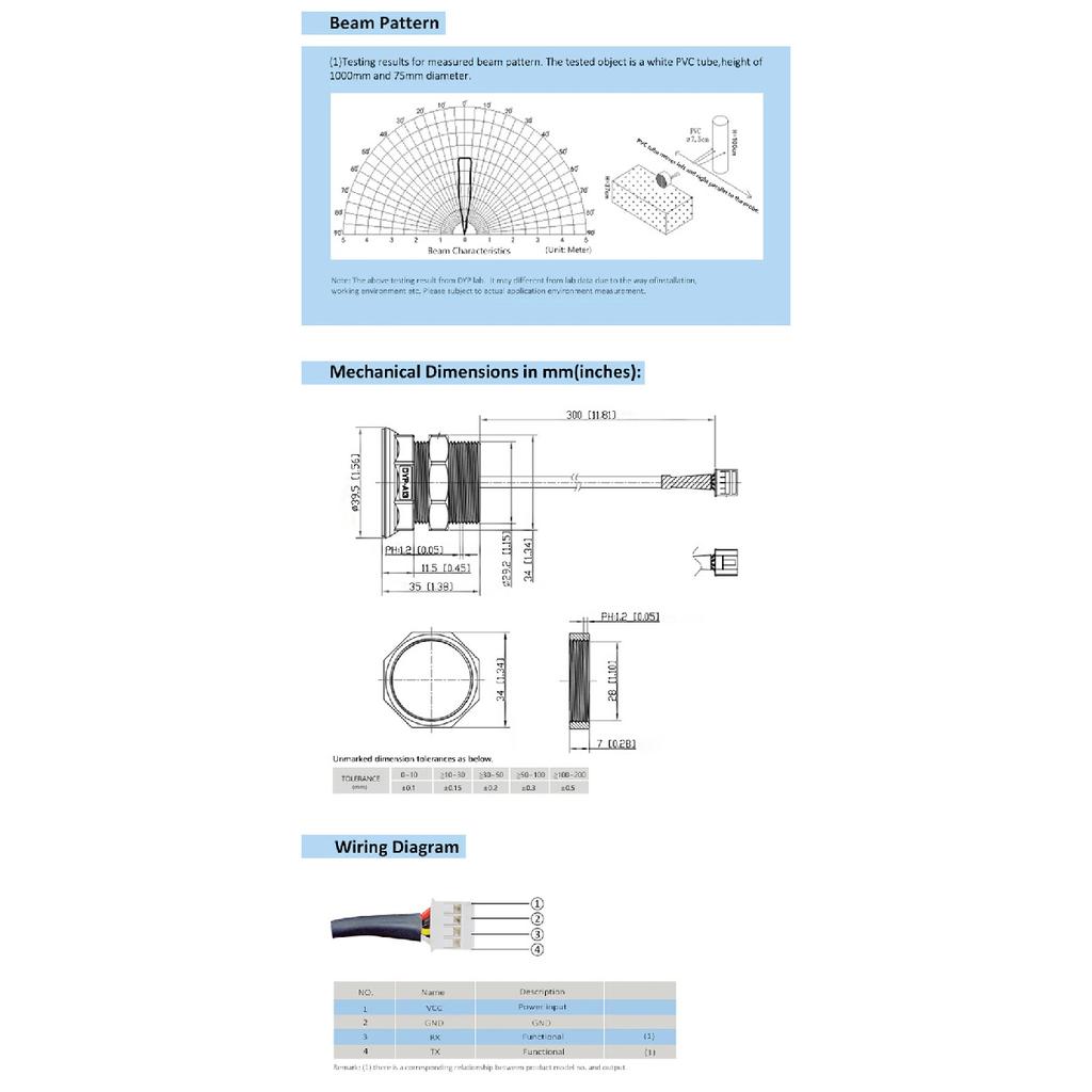 A13 Bin Fill Level Low Consumption Waste Level Sensor Small Beam Angle Support NB-IoT Ultrasonic Sensor