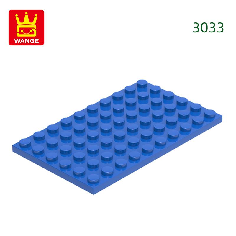 12Pcs/Lot 3033 6x10 Basic Plate Builidng Bricks Moc Parts Works With featuring Blocks DO IT YOURSELF Children's Assembly Playthings Gift Idea Box