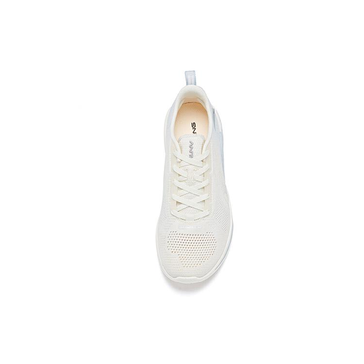 New Anta Hydrogen Run II Cushioned Wear Resistant Slip Resistant Low Top Running Shoes Women's White 122025540-4