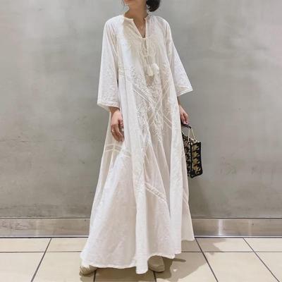 Retro A-line Skirt: 2024 Summer Japanese Style Lace Dress for Women
