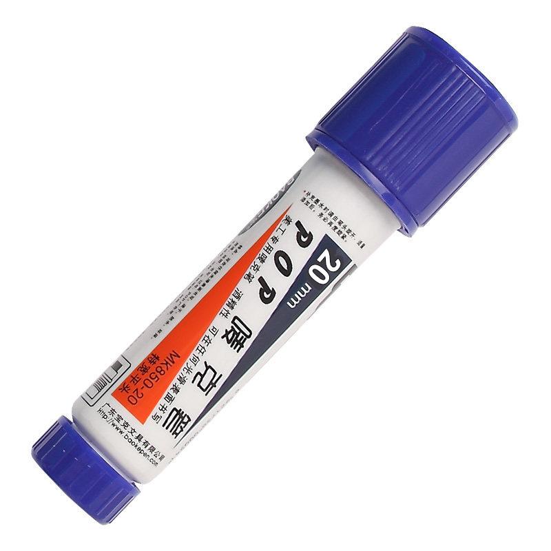 12-Color POP Marker Set Waterproof 20mm Tip Refillable Hand-Painted Poster Marker