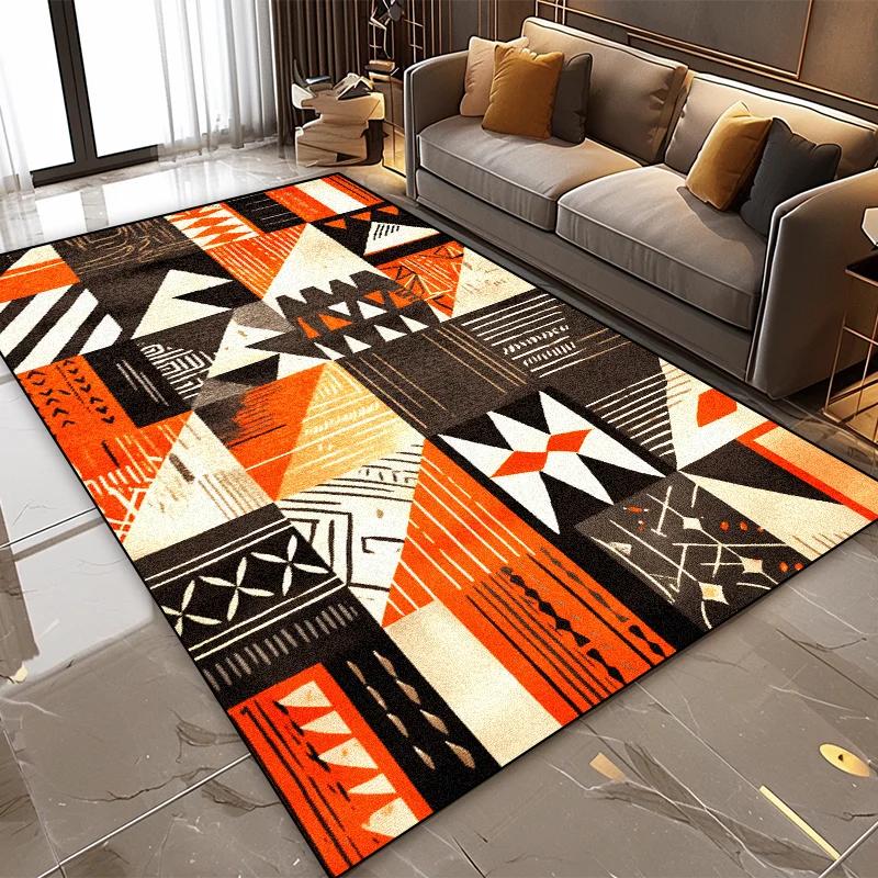 Modern Geometrisch Abstrakt Weicher Wohnzimmerteppich Schlafzimmerdekoration Leicht zu Reinigende Teppiche 140x200 Freizeitbereich Teetisch Fußmatten