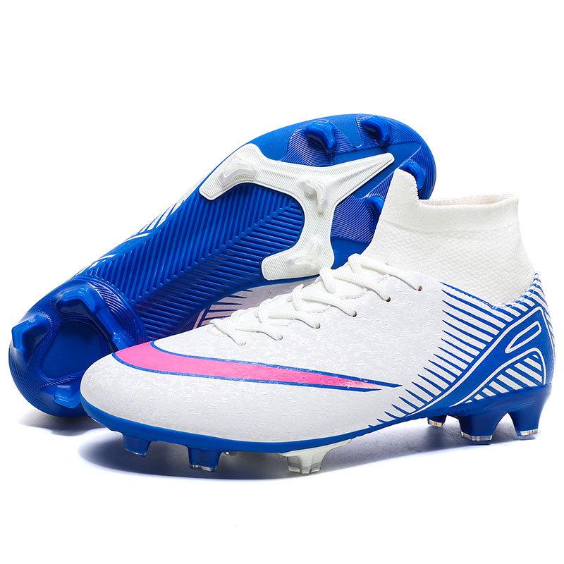 Football shoes high top large size 47 boys and girls teenagers primary and secondary school students AG long nails children TF broken nails training s