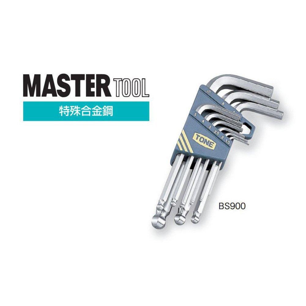Tone BS900 Ball Point Wrench 9 Pieces L-Shaped Set,