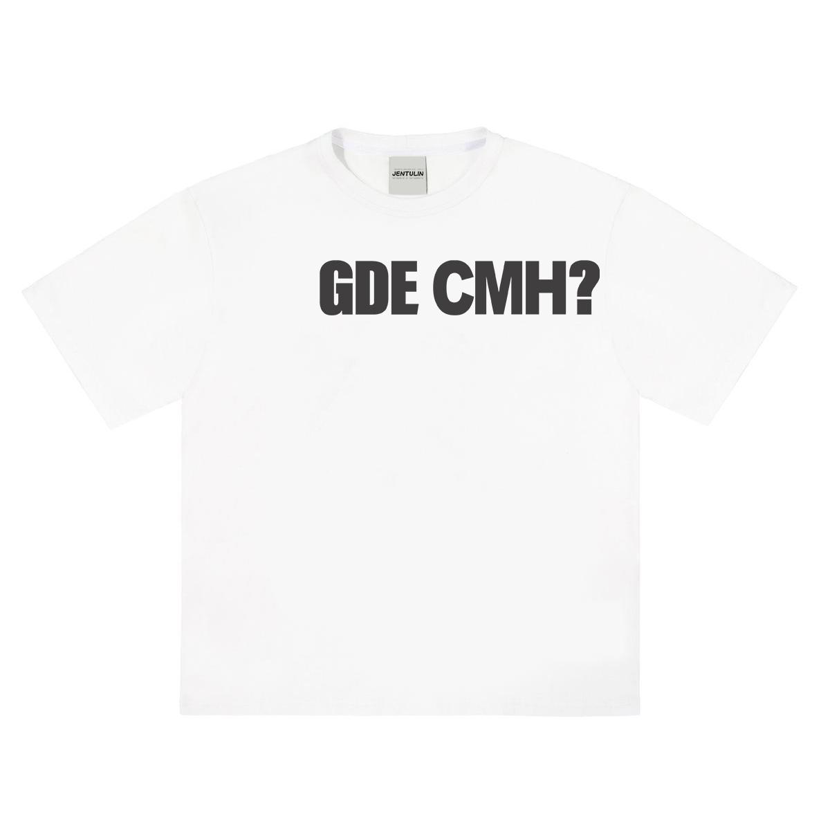 

Hip Hop Streetwear Mens Tshirt Oversized Short Sleeve GDE CMH Graphic Print Y2k Top Tee Harajuku Goth Aesthetic Clothing Cotton S