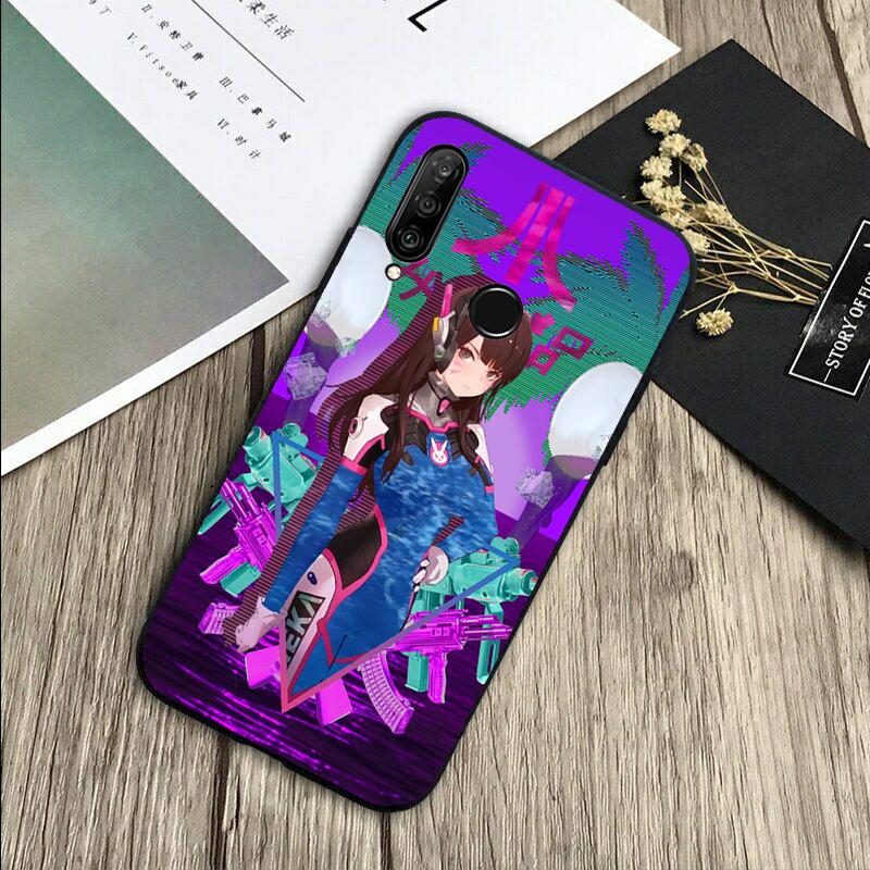 Vaporwave Glitch Anime For Huawei Nova Y72 Y73 Y90 Y70 Y60 Y91 Y61 12s 12i 11i 8i 9 10 SE P40 Lite P60 P30 Pro Case