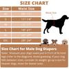 Paw Legend Washable Dogs Diapers Male Dog Belly Bands for Male Dogs Diapers Reble Puppy & Doggie Diapers Male (4 Pack, Small)