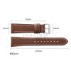 18mm 20mm 22mm Universelles Kalbslederarmband für Omega für Seiko Vintage Rindsleder Uhrenarmband Sportarmband für Herren Damen Zubehör