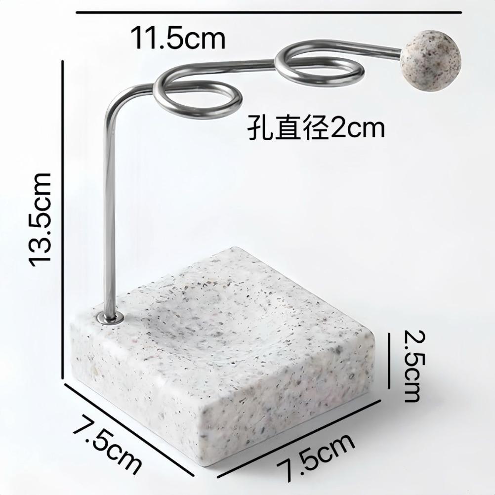 Minimalist Stainless Steel Toothbrush Holder Bathroom Resin Toothbrush Holder Creative Home Accessories Bathroom Accessories