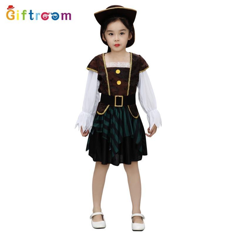 Halloween Party Costumes Pirates of the Caribbean Kids Coffee Phnom Penh Pirate Costumes Stage Show Costumes