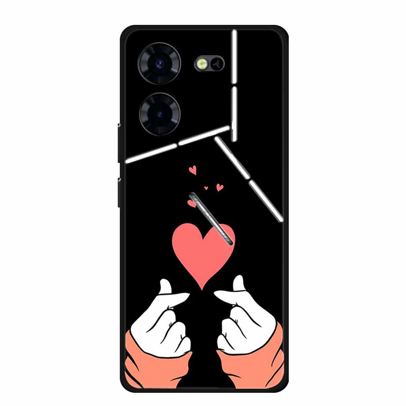 Luxury Case For Tecno Pova 5 Pro 5G TPU Soft Silicone Back Cover for Tecno Pova5 Pro 2023 LH8n Phone Cases Cute 6.78" New etui