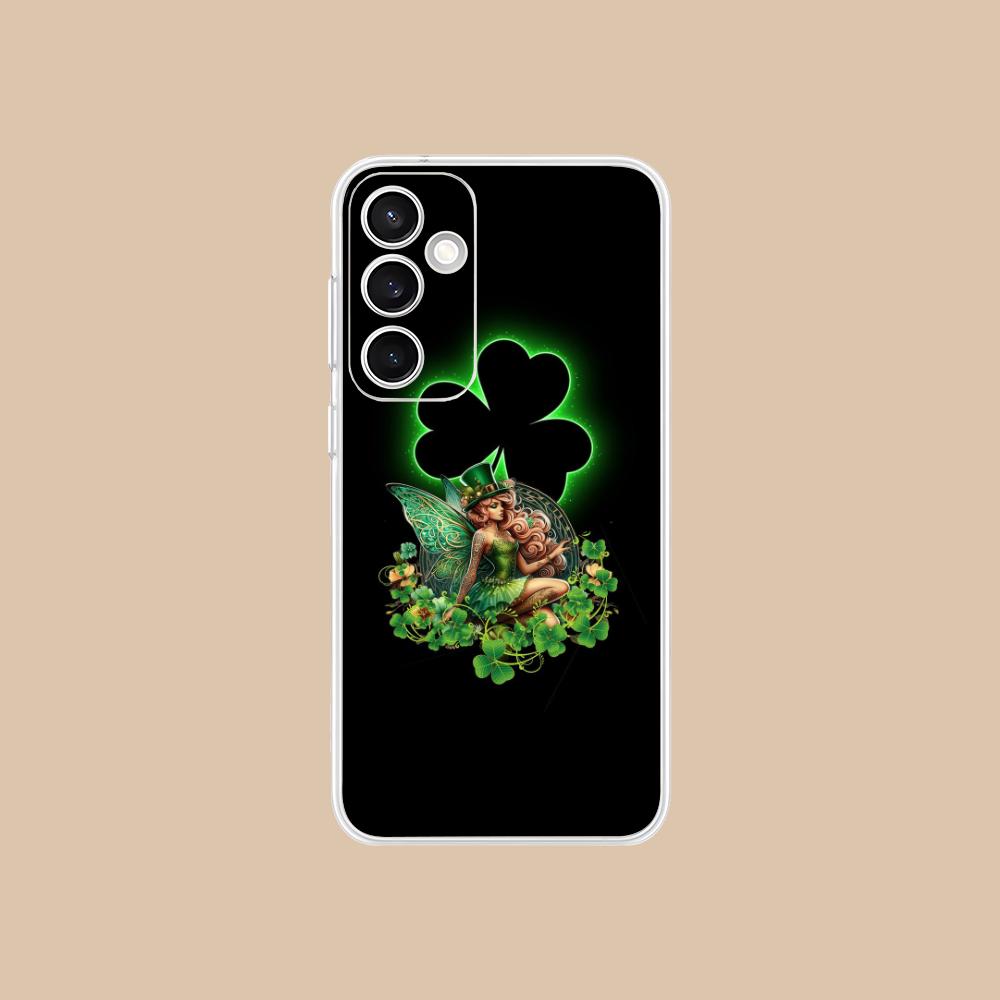Saint Patrick's Day Mobile Phone Case for Samsung Galaxy S25 S24 S23 S22 S21Plus FE Ultra Clear Colorful Cover Luxury Cover