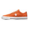 Converse Jedna hviezda Semiš Šnurovacie Pohodlné Všestranné Protišmykové Odolné Nízke Skate Topánky Unisex Tenisky Oranžovo-Biele A07899C