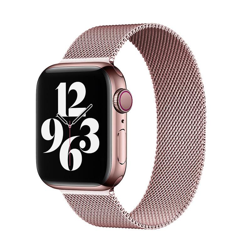 Řemínek pro Apple Watch pásek 44 mm 40 mm 38 mm 42 mm kovový Magnetická smyčka correa Příslušenství Náramek iWatch série 4 3 SE 6 7 45 mm 41 mm 49 mm